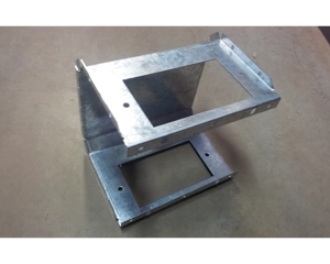 Complet frame automatic discharger 2 outlets - EXT PROD